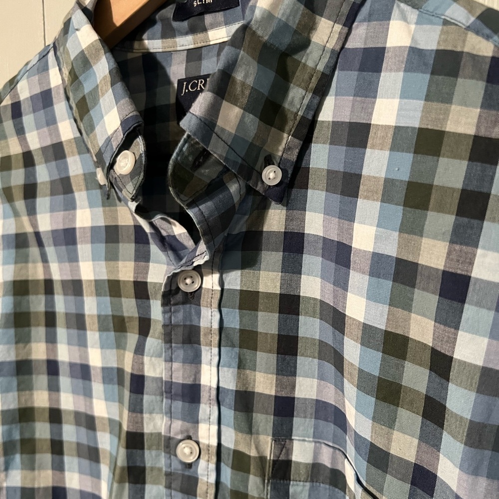 J. Crew Factory size Small Flex Washed Casual Button-Up